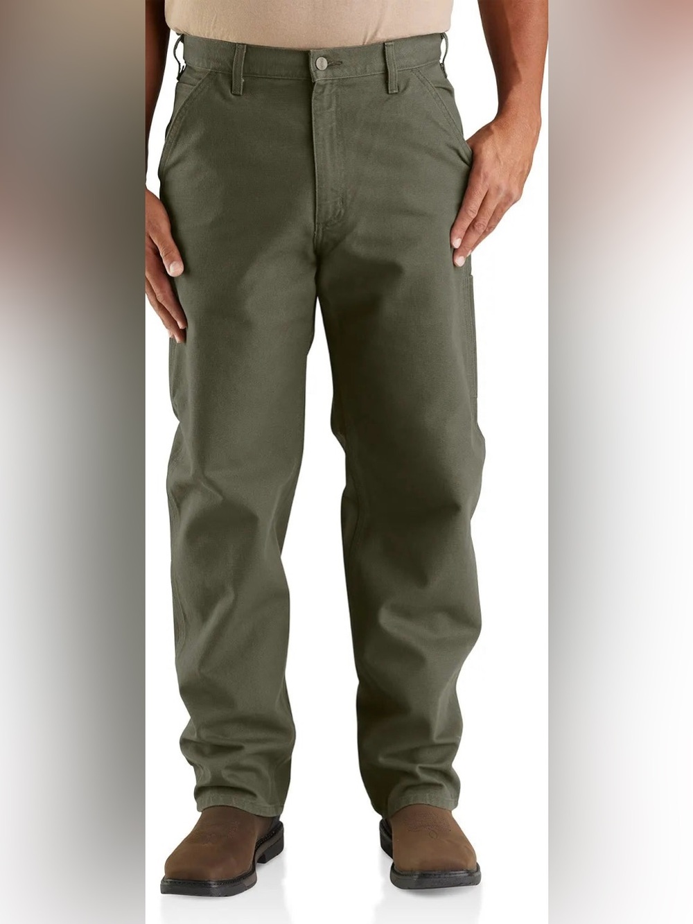 Carhartt Men's B11 Utility Work Pants in Moss